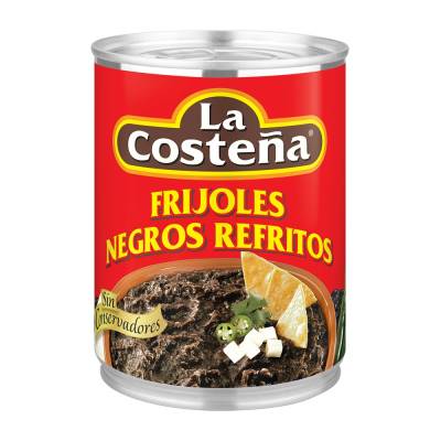 Frijoles Negros Refritos 580 g - La Costeña - Imagen 3