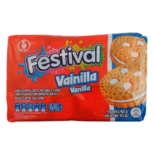 Galletas Vainilla 403 Gr - Festival