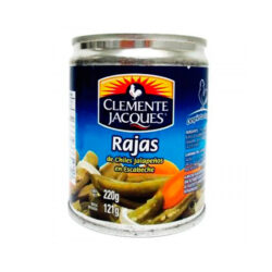 Chiles Jalapeños Rajas 220g - Clemente Jacques